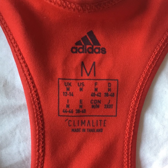 Adidas sports bra size medium - Red - Picture 2 of 3